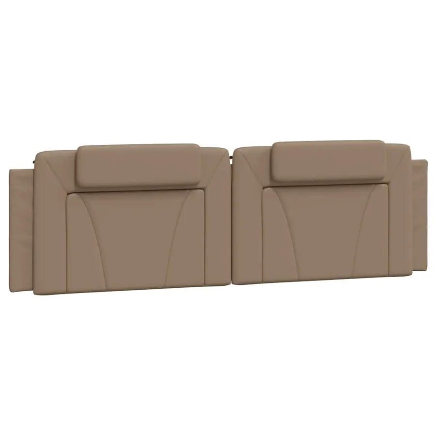 Cadre de lit Viana sans matelas cappuccino 180x200 cm similicuir - 8