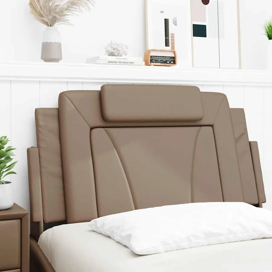 Coussin de tête de lit Viana cappuccino 100 cm similicuir - 3