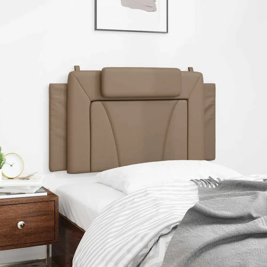 Coussin de tête de lit Viana cappuccino 100 cm similicuir - 4