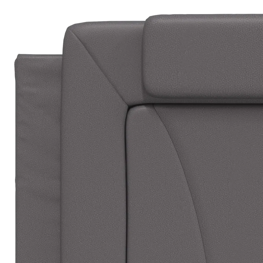 Cadre de lit Viana avec LED sans matelas gris 180x200 cm - 11