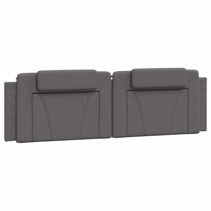 Cadre de lit Viana avec LED sans matelas gris 180x200 cm - 7