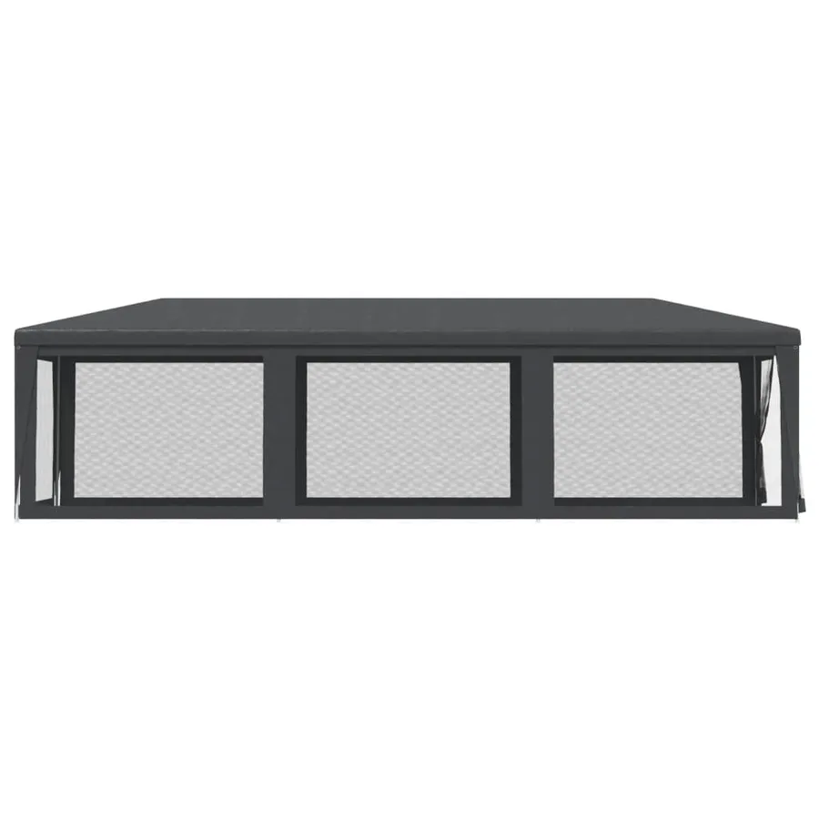 Tente de fête avec 8 parois latérales en maille Anthracite 3x9m - 4
