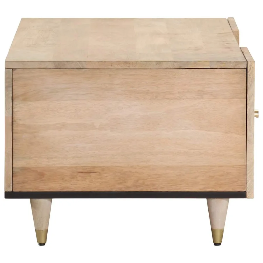 Table basse 100x54x40 cm bois de manguier massif - 4
