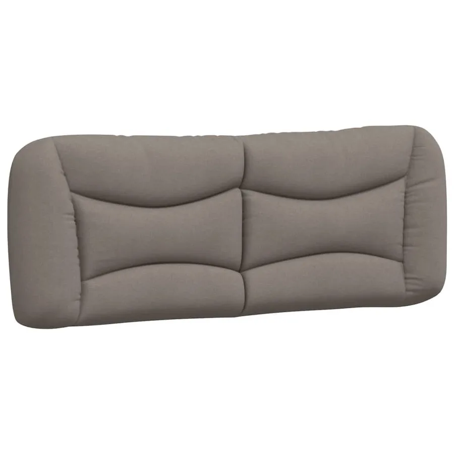 Cadre de lit avec LED sans matelas Hvar taupe 120x200 cm tissu - 10