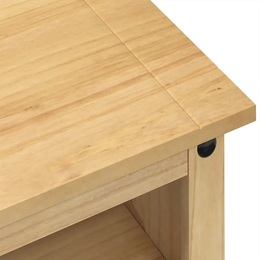 Meuble TV Corona 100x40x52 cm bois de pin massif - 7