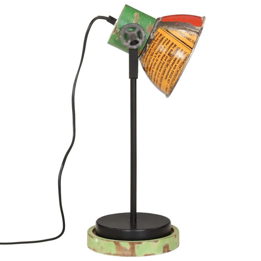 Lampe de bureau 25 W multicolore 17x17x50 cm E27 - 4