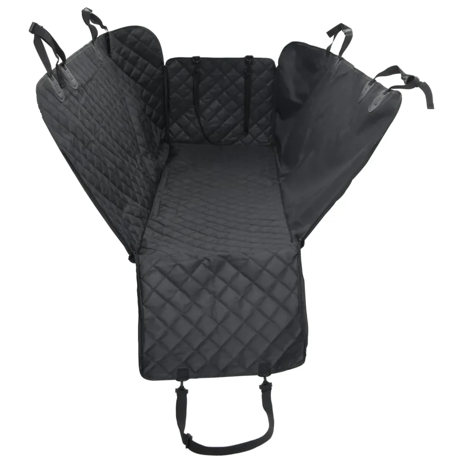 Housse de siège de voiture pour chien noir 137x46x50 cm - 5
