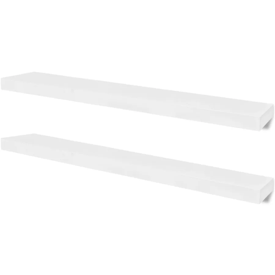 Étagères murales 4 pcs Blanc 100 cm - 2