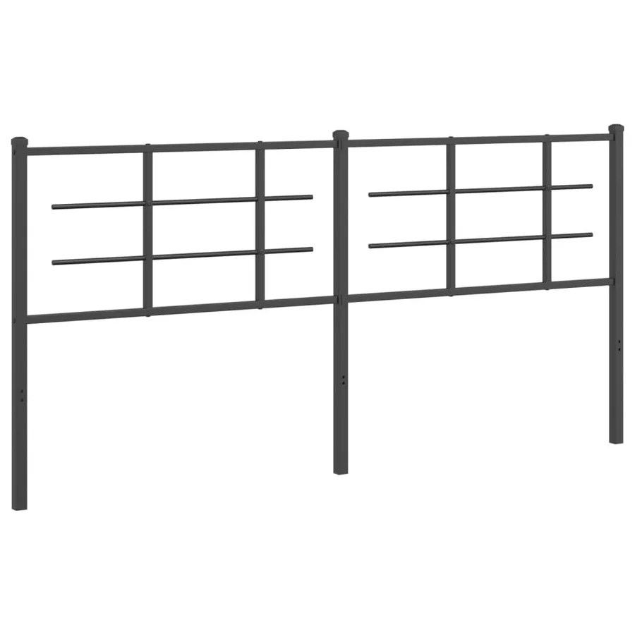 Tête de lit de remplacement métal noir 180 cm - 2