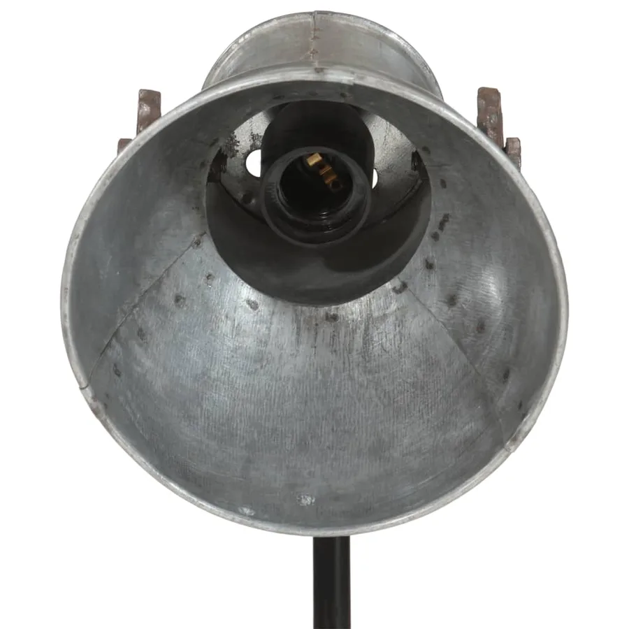 Lampe de bureau 25 W argent vintage 35x35x65/95 cm E27 - 7
