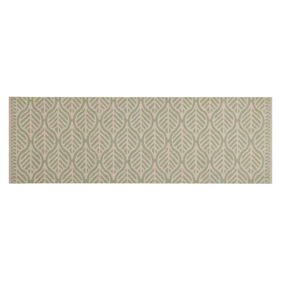 Tapis de cuisine lavable impression feuilles 60x180 cm velours - 2