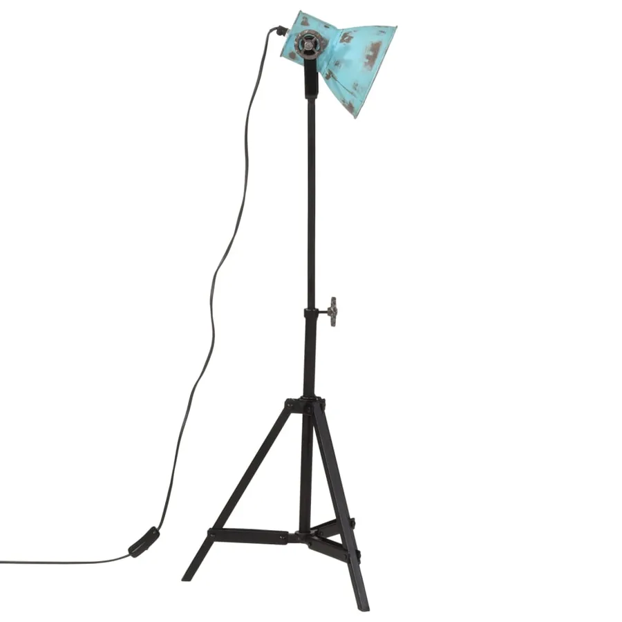 Lampadaire 25 W bleu délavé 35x35x65/95 cm E27 - 4