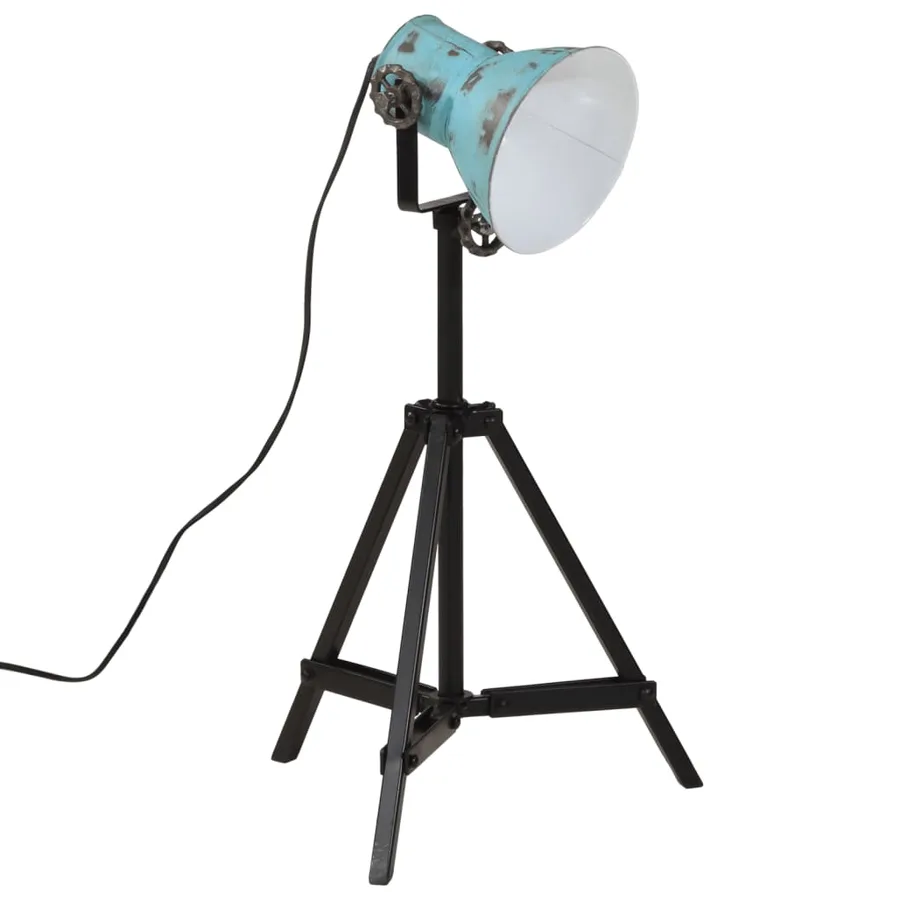 Lampadaire 25 W bleu délavé 35x35x65/95 cm E27 - 6
