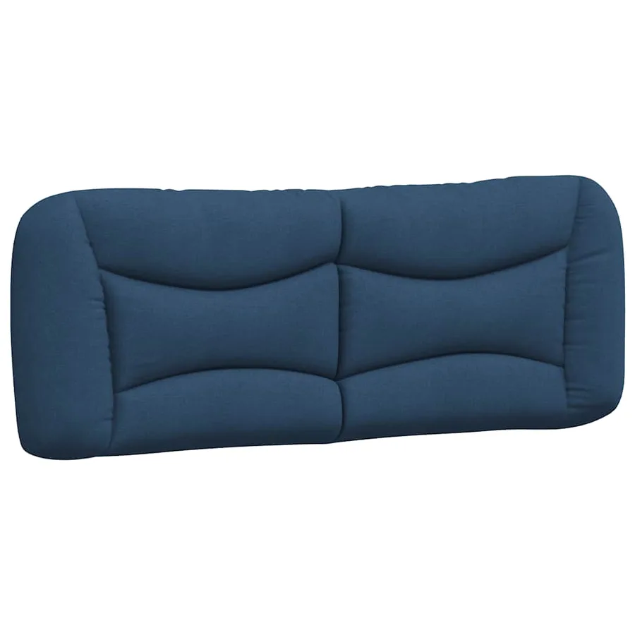 Lit avec matelas Hvar bleu 180x200 cm tissu - 5