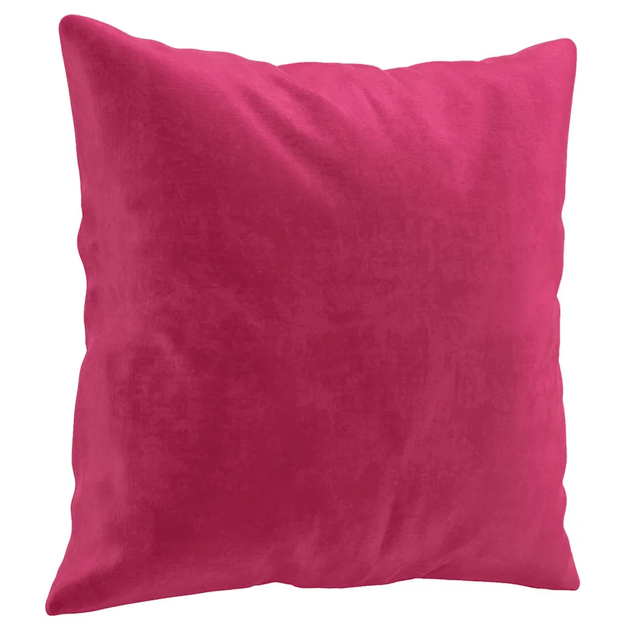 Ensemble de canapés 3 pcs avec coussins rouge bordeaux velours - 6