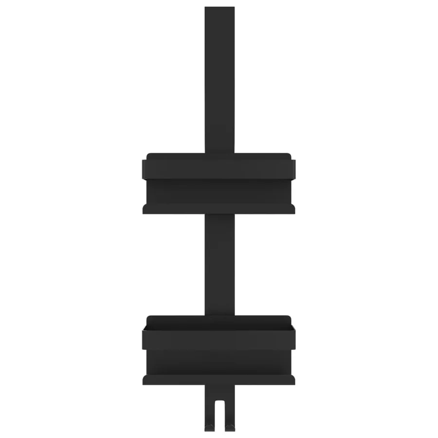 Support de douche suspendu noir mat acier inoxydable 304 brossé - 4