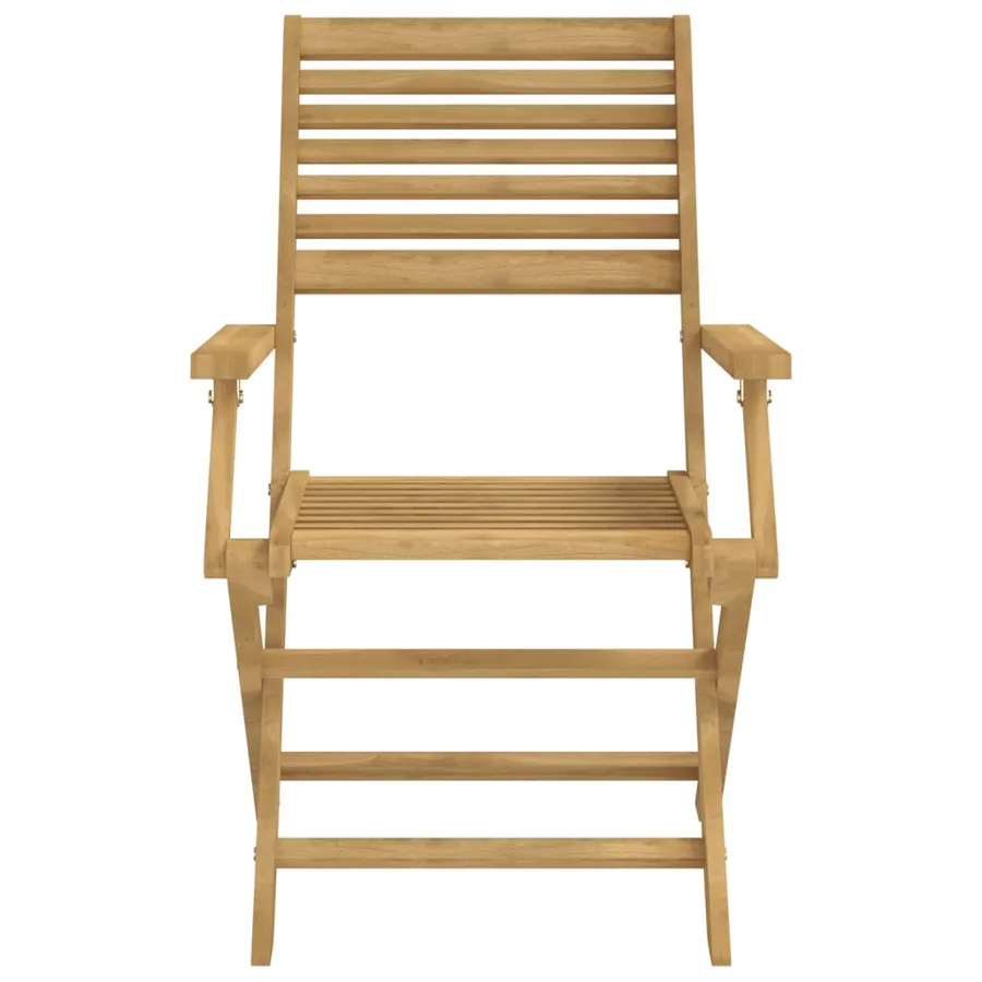 Ensemble à manger de jardin 5 pcs Bois d'acacia solide - 5