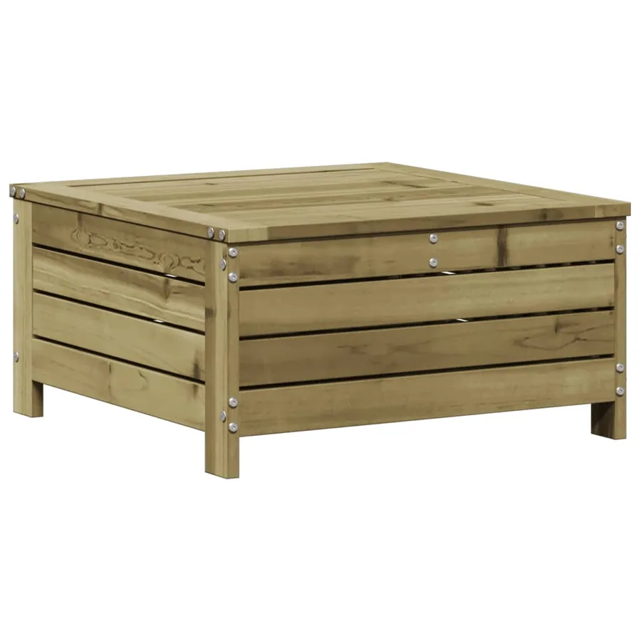 Salon de jardin 7 pcs avec coussins bois de pin imprégné - 7