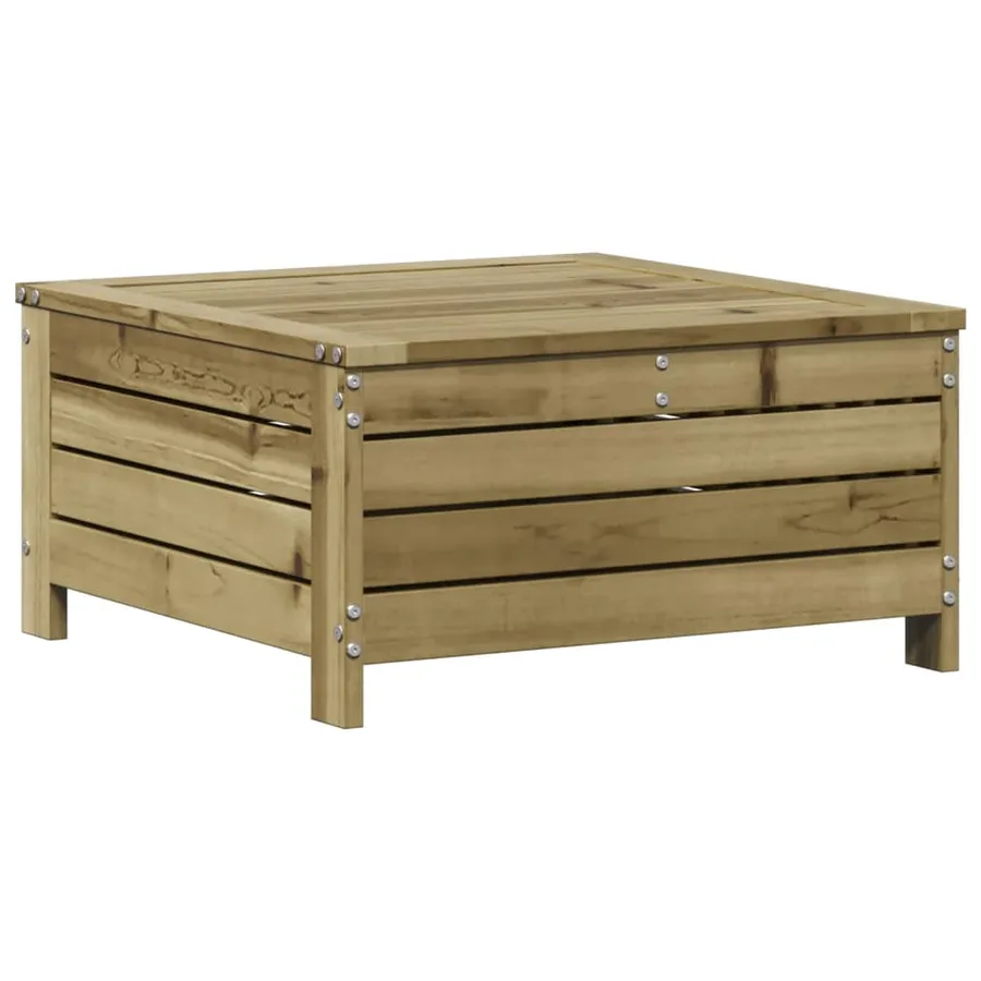 Salon de jardin 3 pcs avec coussins bois de pin imprégné - 5
