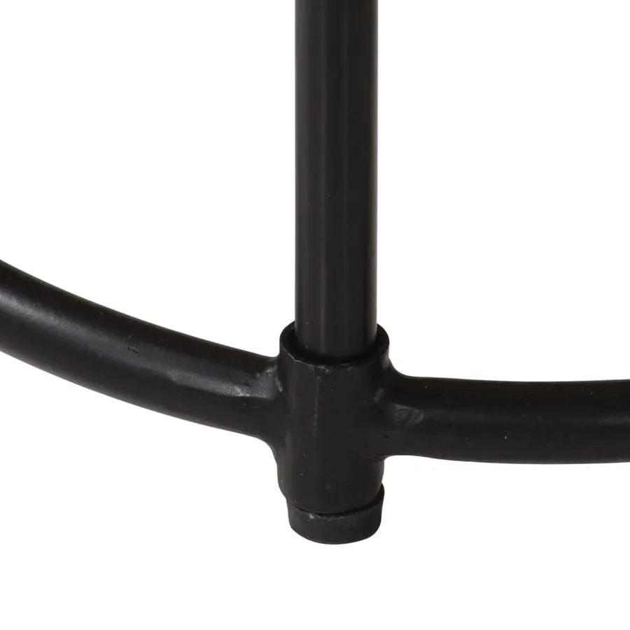 Tables gigognes 3 pcs bois massif de récupération - 8