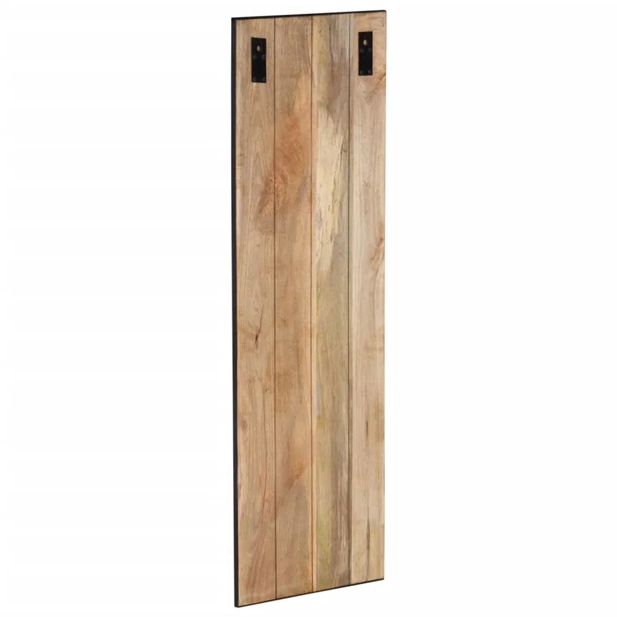 Porte-manteau 35x8x110 cm bois de manguier massif brut - 3