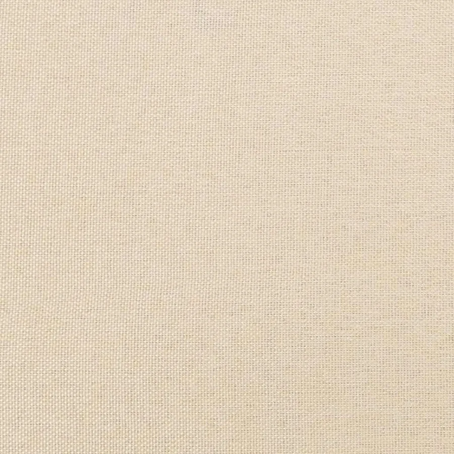 Cadre de lit sans matelas crème 120x190 cm tissu - 8