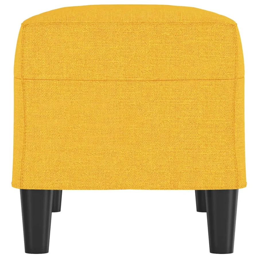Banc Jaune clair 70x35x41 cm Tissu - 4