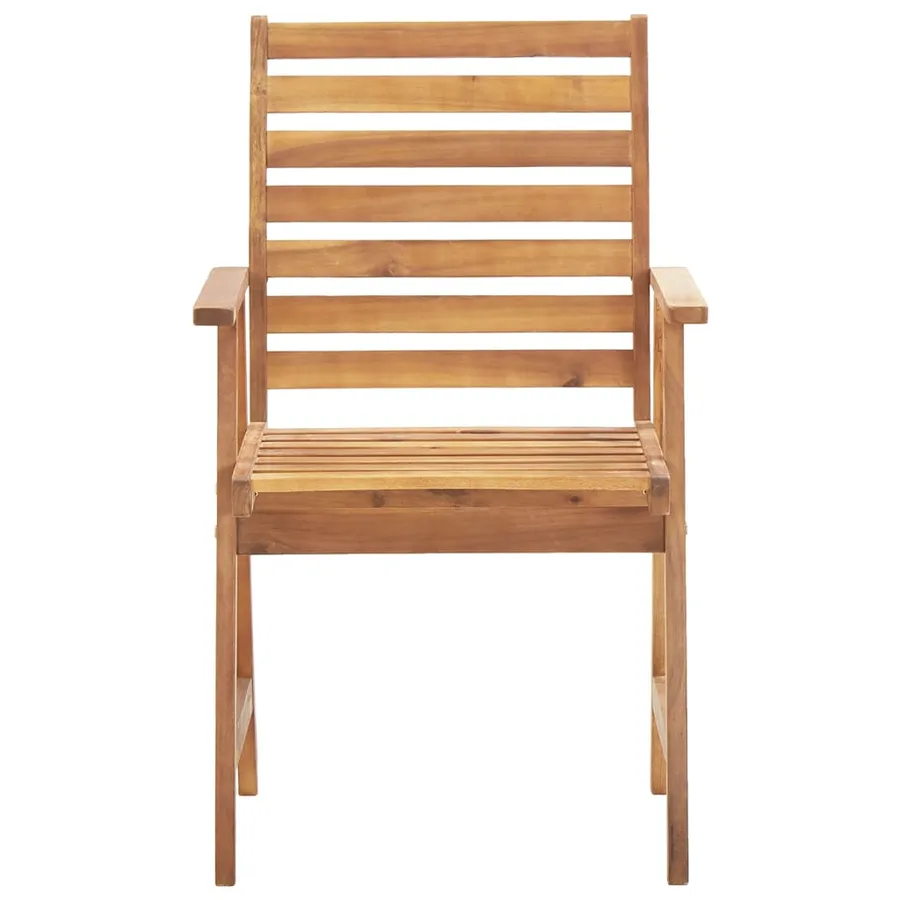 Ensemble à manger de jardin 3 pcs Bois d'acacia solide - 6