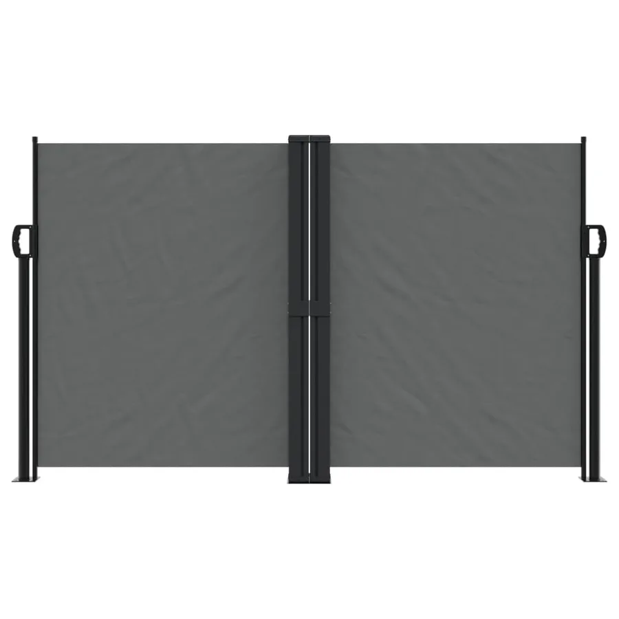 Auvent latéral rétractable anthracite 140x1000 cm - 3