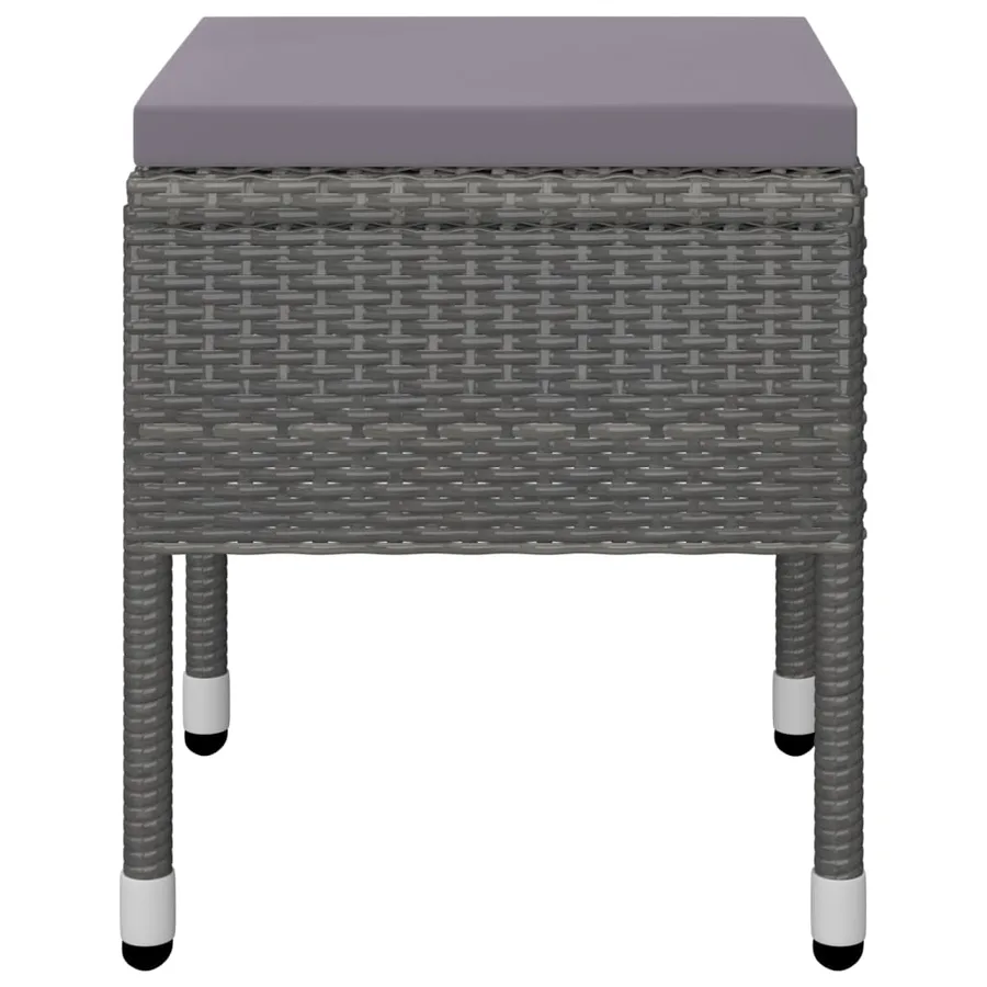 Ensemble à manger de jardin 5 pcs Gris - 10