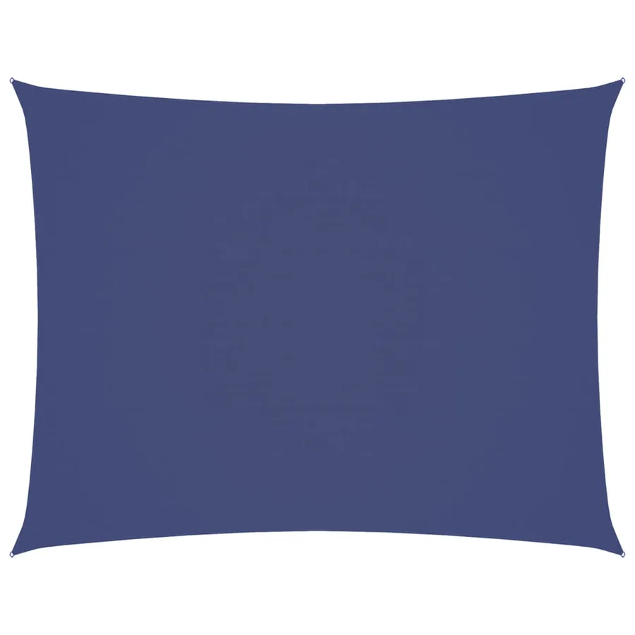 Voile de parasol Tissu Oxford rectangulaire 4x6 m Bleu - 2