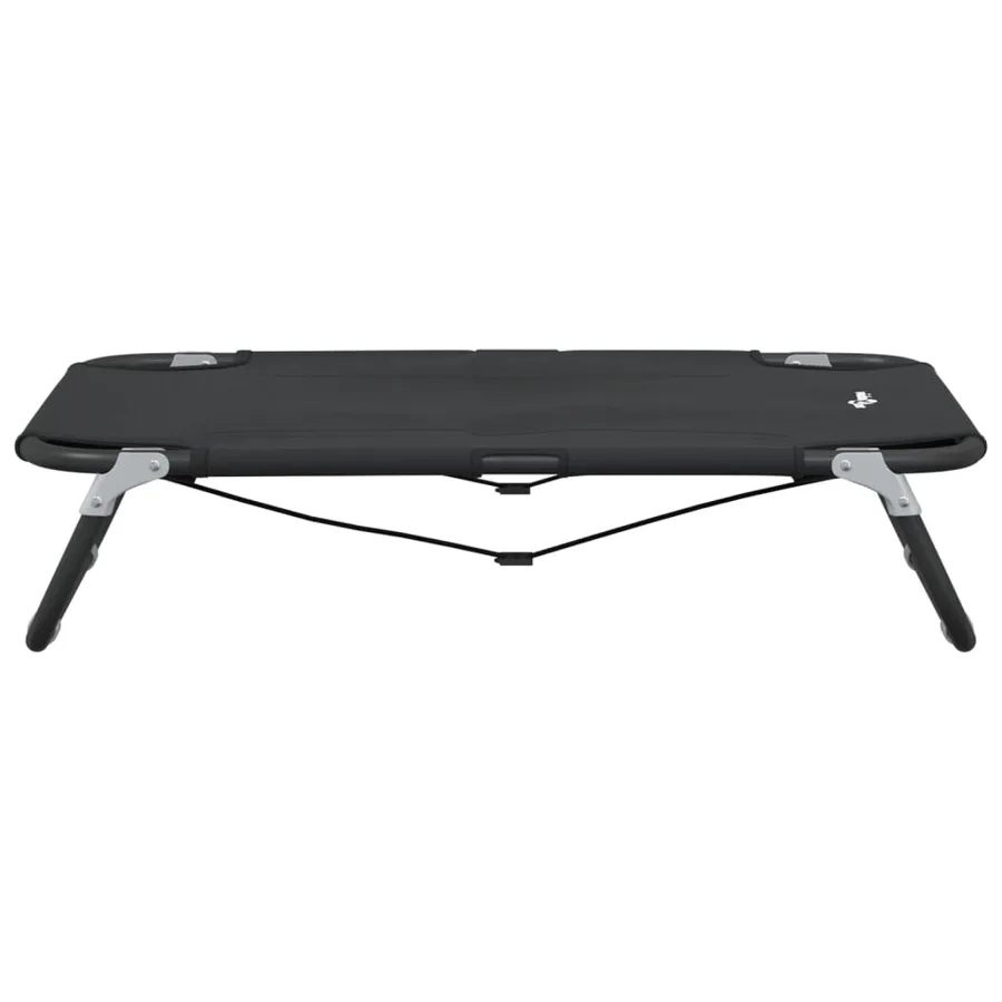 Lit pour chien pliable anthracite tissu Oxford et acier - 5