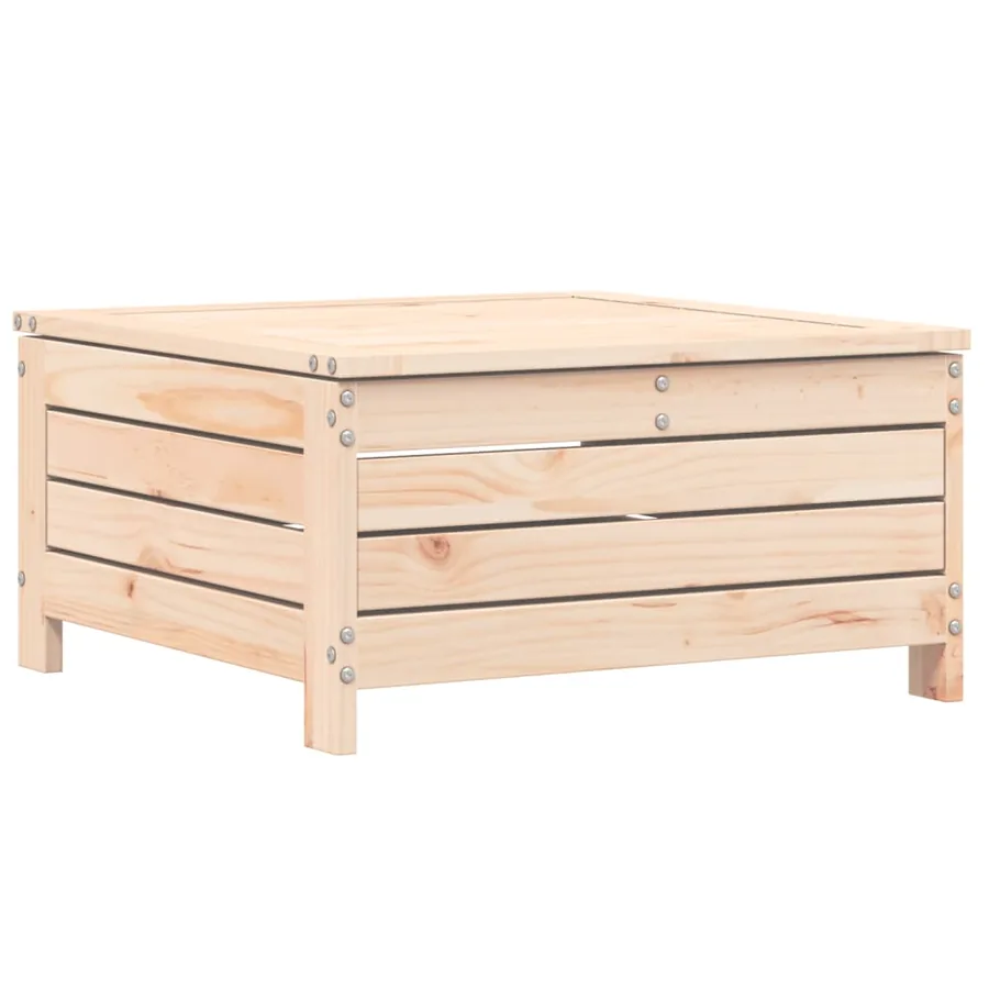 Salon de jardin 6 pcs bois de pin massif - 6