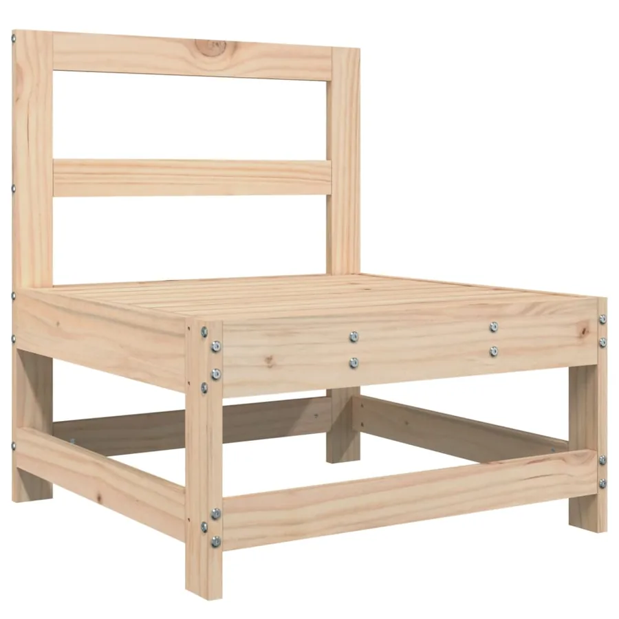 Salon de jardin 4 pcs bois massif de pin - 4