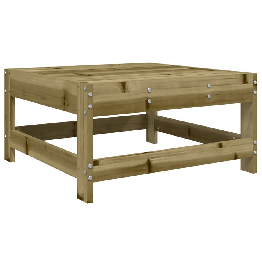 Salon de jardin 7 pcs bois de pin imprégné - 7