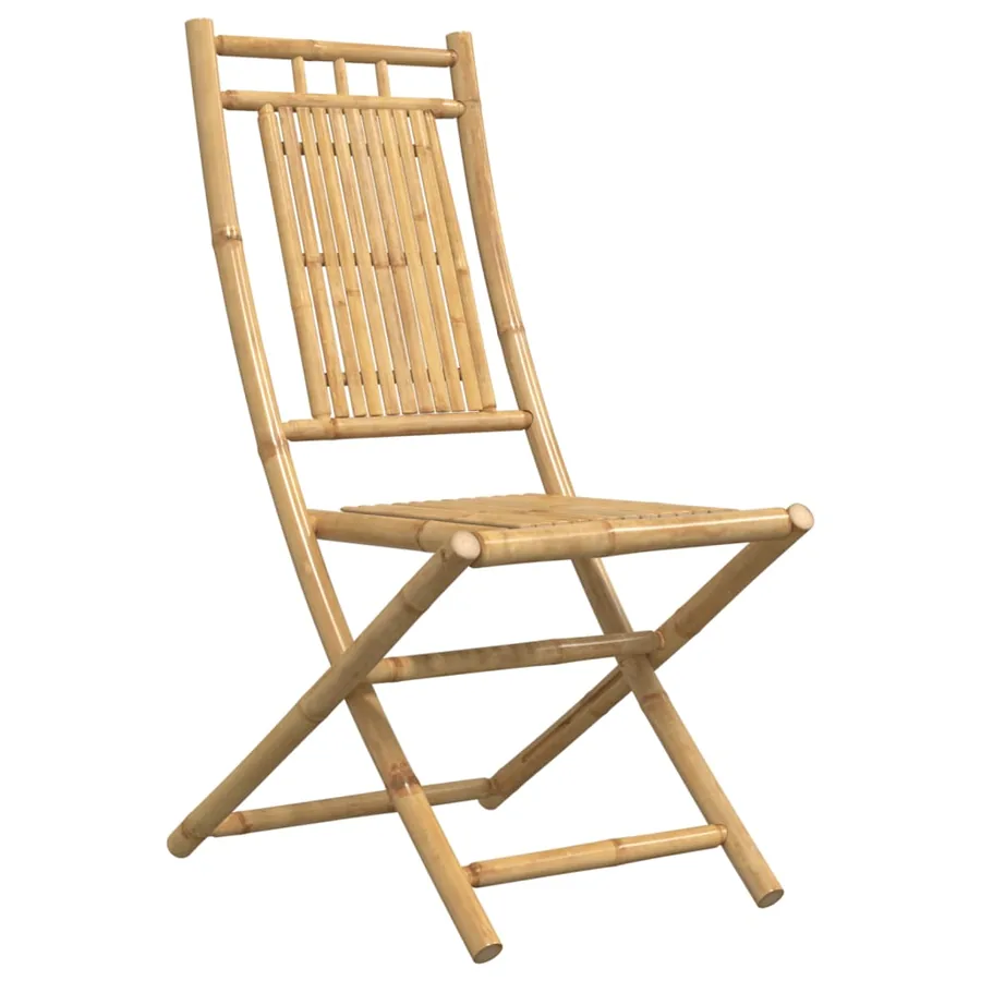 Ensemble à manger de jardin 5 pcs bambou - 6