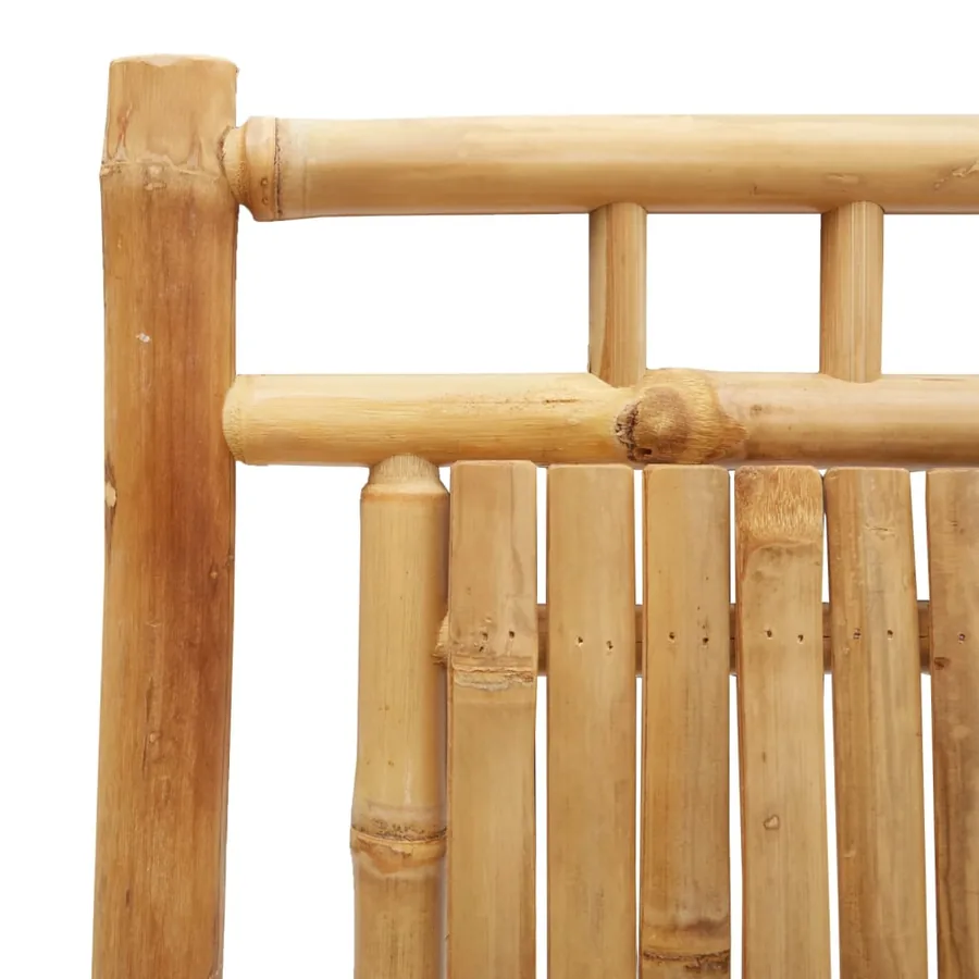 Ensemble à manger de jardin 5 pcs bambou - 9