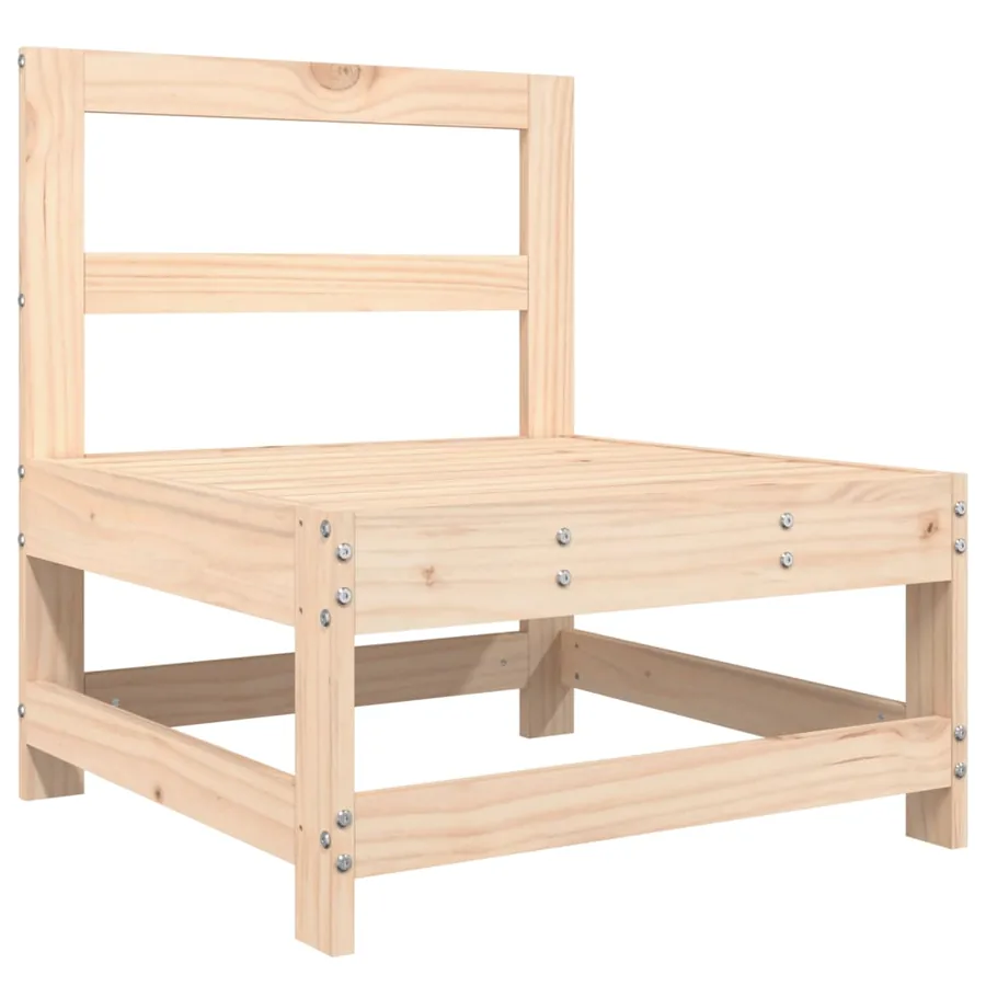 Salon de jardin 10 pcs bois de pin massif - 6