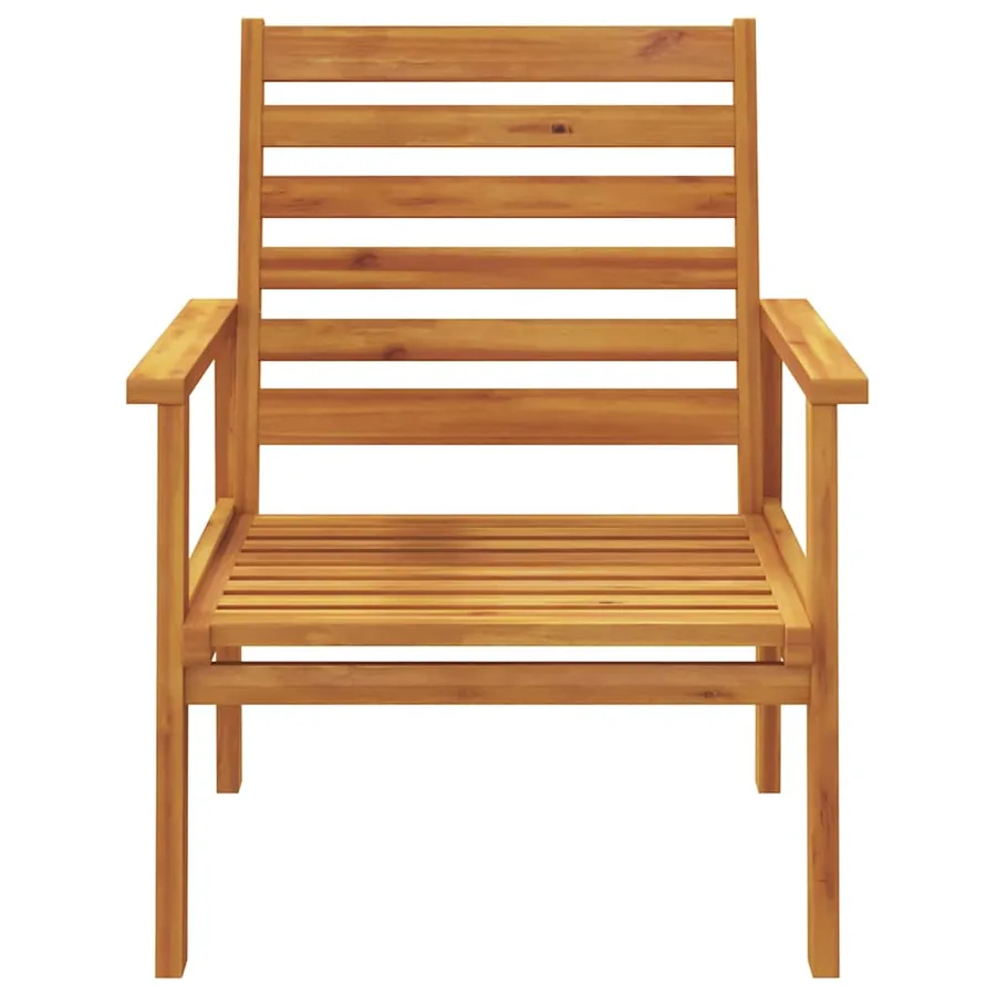 Ensemble de salon de jardin 3 pcs bois d'acacia solide - 6