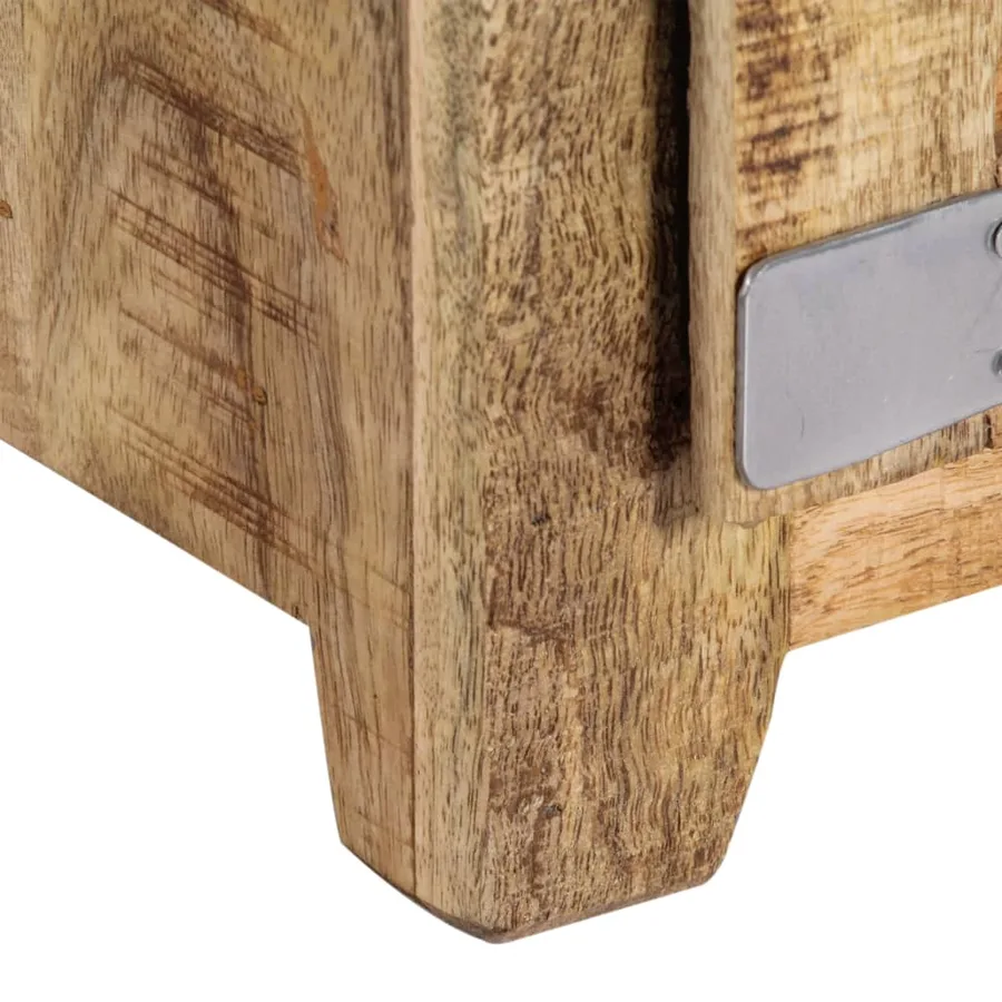 Table basse 70x70x30 cm Bois de manguier solide - 10