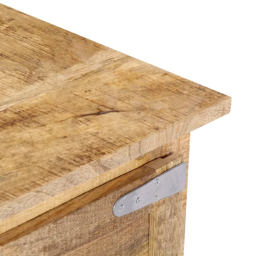 Table basse 70x70x30 cm Bois de manguier solide - 8