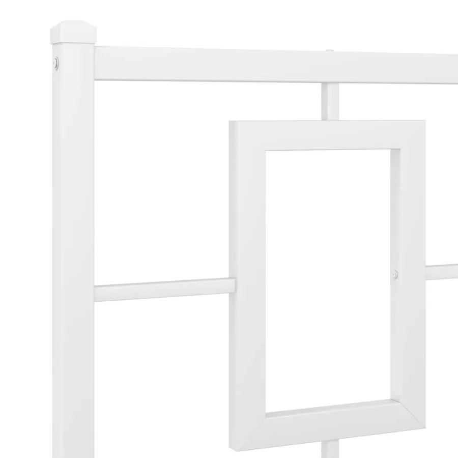 Tête de lit de remplacement métal blanc 193 cm - 6