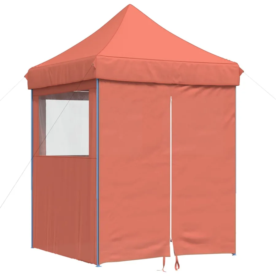Tente de réception pliable escamotable avec 4 parois latérales - 2