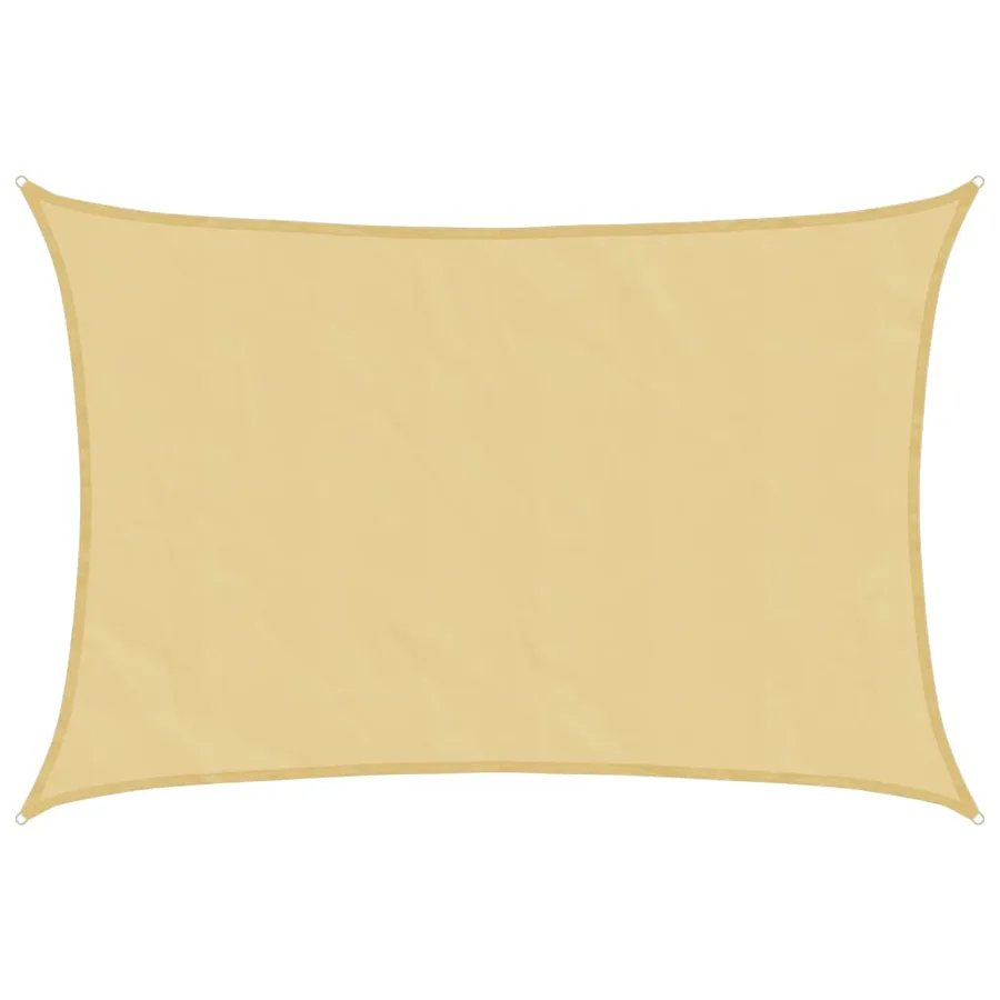 Voile d'ombrage sable 5x4 m 100 % polyester oxford - 2