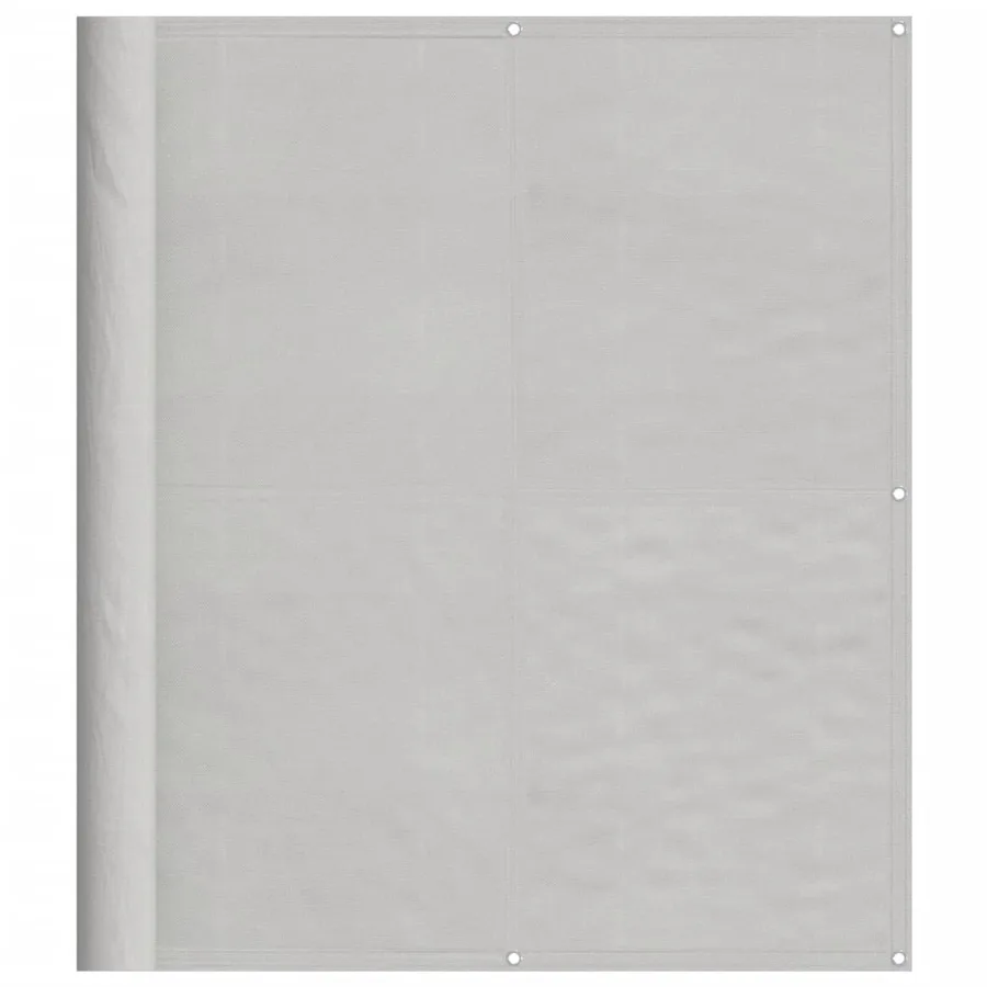 Écran de balcon gris clair 120x800 cm 100% polyester oxford - 2