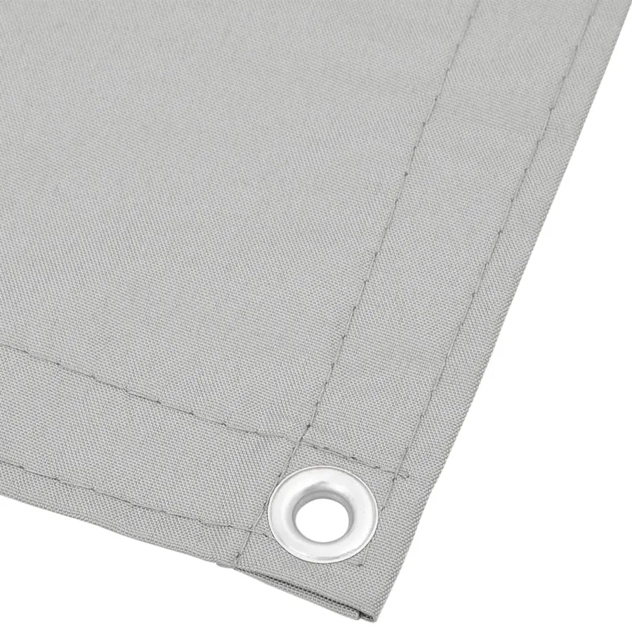 Écran de balcon gris clair 90x800 cm 100% polyester oxford - 4