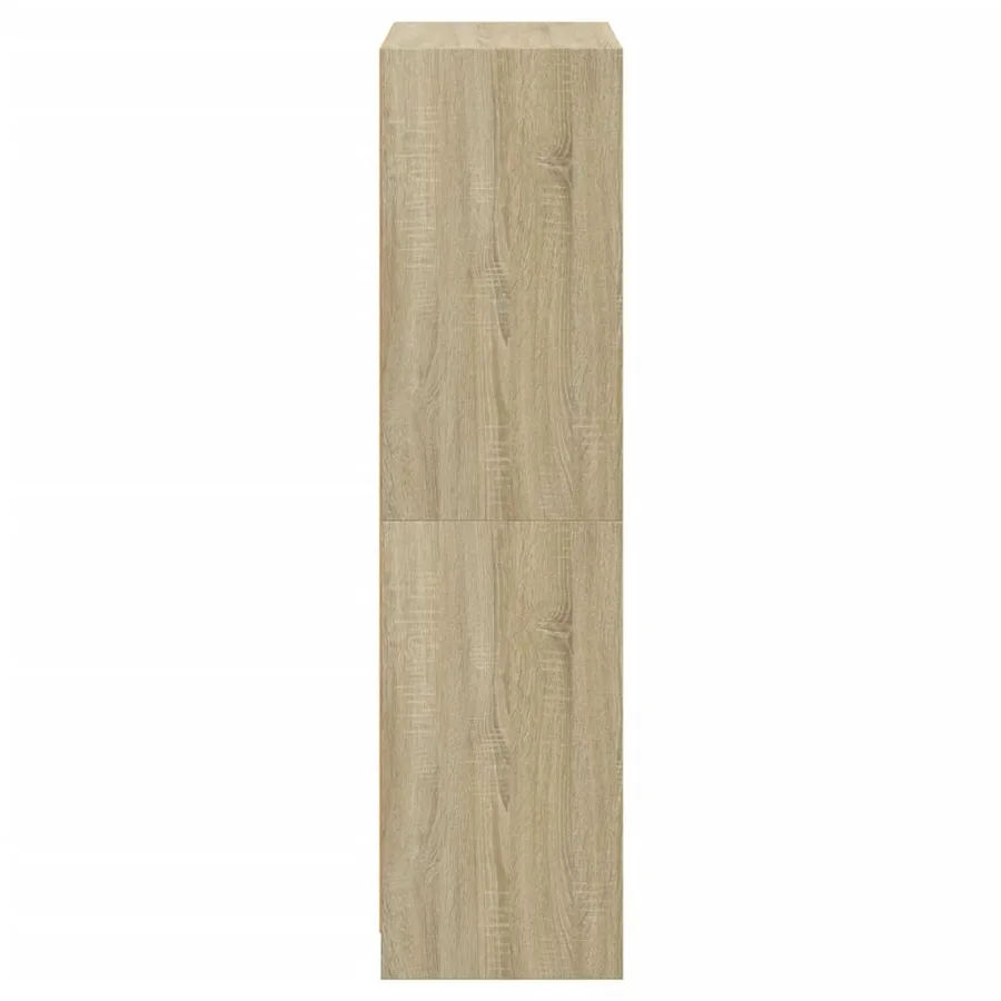 Buffet haut avec portes chêne sonoma bois d'ingénierie - 8