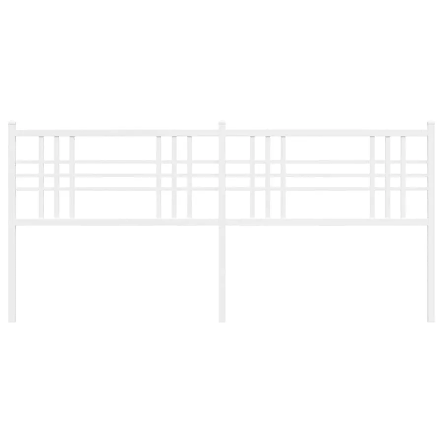 Tête de lit de remplacement métal blanc 200 cm - 4