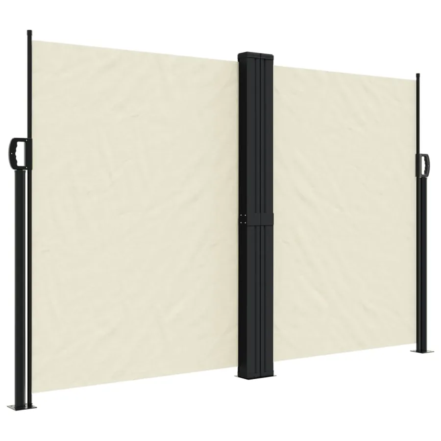 Auvent latéral rétractable crème 160x1200 cm - 2