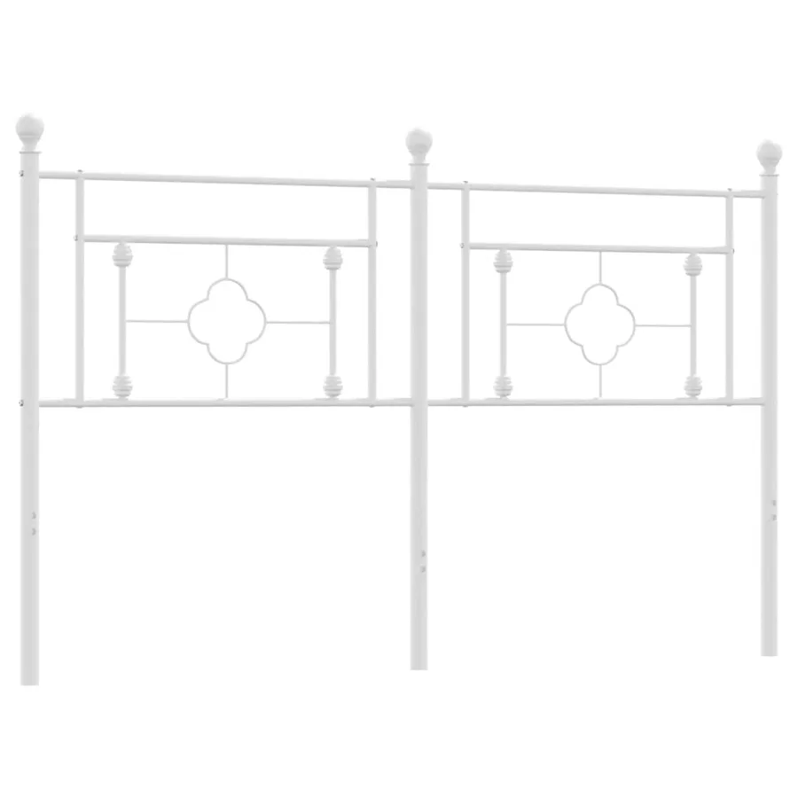 Tête de lit de remplacement métal blanc 160 cm - 2
